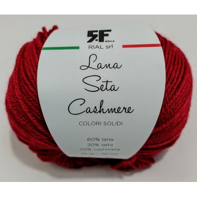 Gomitolo Lana Merino 60% Seta 20% e Cashmere 20% da 25 grammi filato pregiato Made in Italy