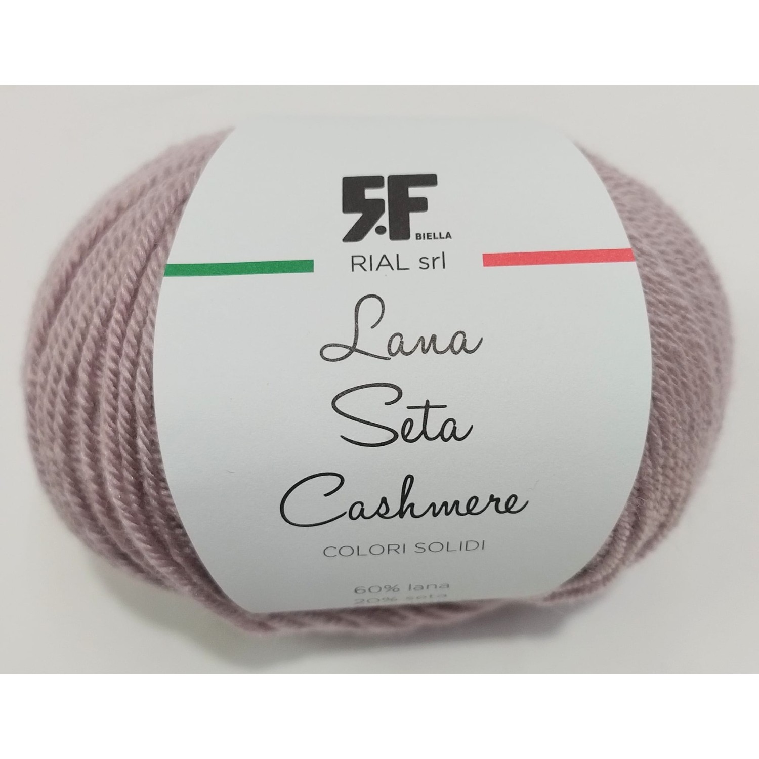 Gomitolo Lana Merino 60% Seta 20% e Cashmere 20% da 25 grammi filato pregiato Made in Italy