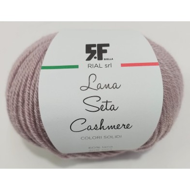 Gomitolo Lana Merino 60% Seta 20% e Cashmere 20% da 25 grammi filato pregiato Made in Italy