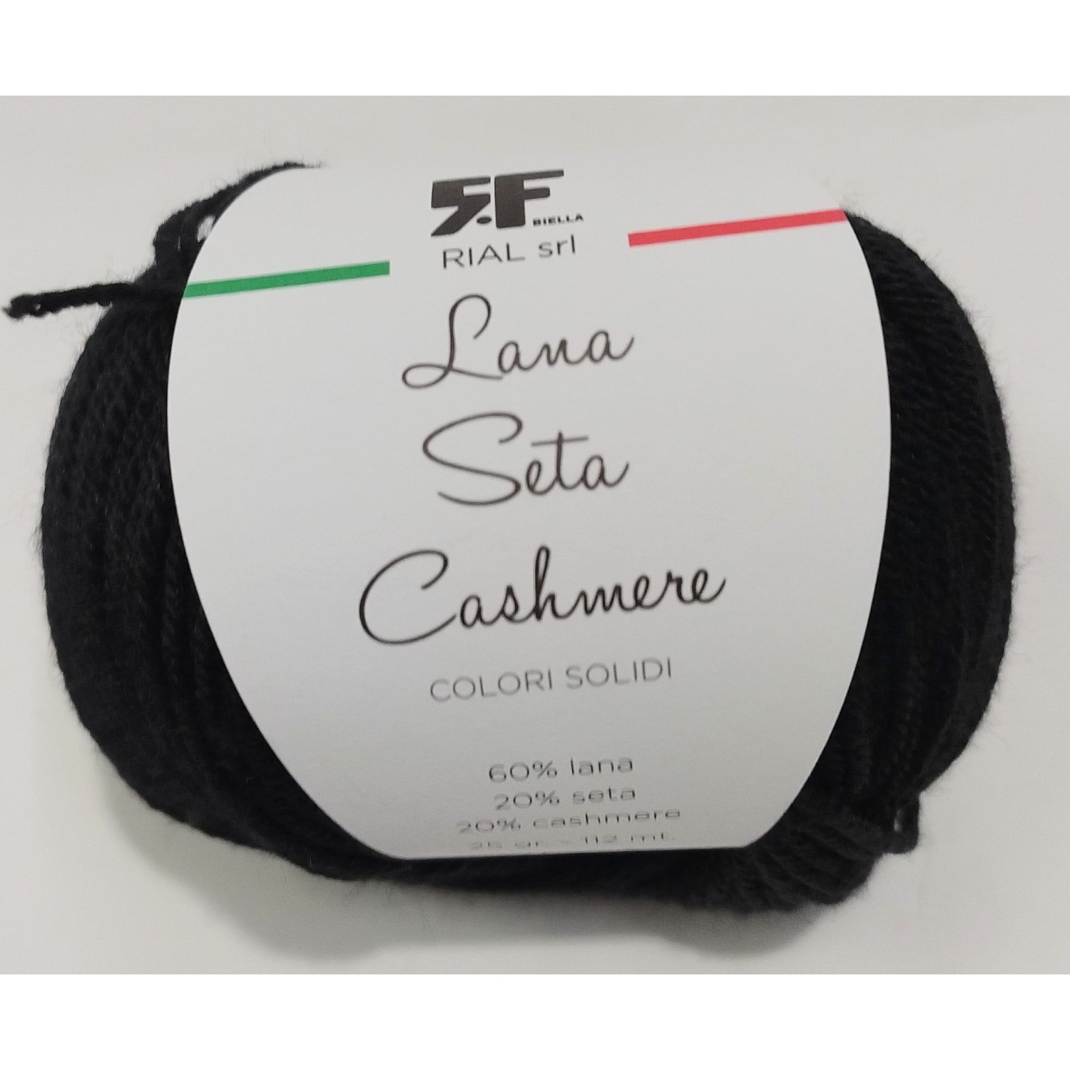 Gomitolo Lana Merino 60% Seta 20% e Cashmere 20% da 25 grammi filato pregiato Made in Italy