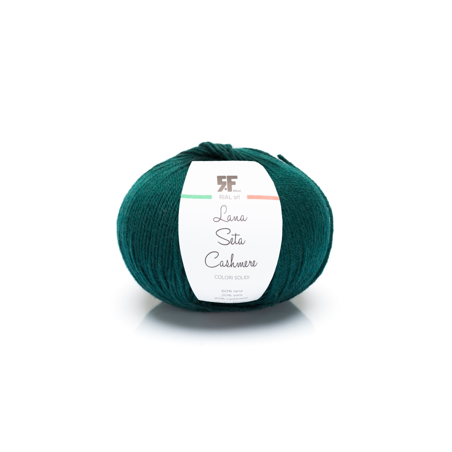 Gomitolo Lana Merino 60% Seta 20% e Cashmere 20% da 25 grammi filato pregiato Made in Italy
