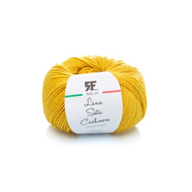 Gomitolo Lana Merino 60% Seta 20% e Cashmere 20% da 25 grammi filato pregiato Made in Italy
