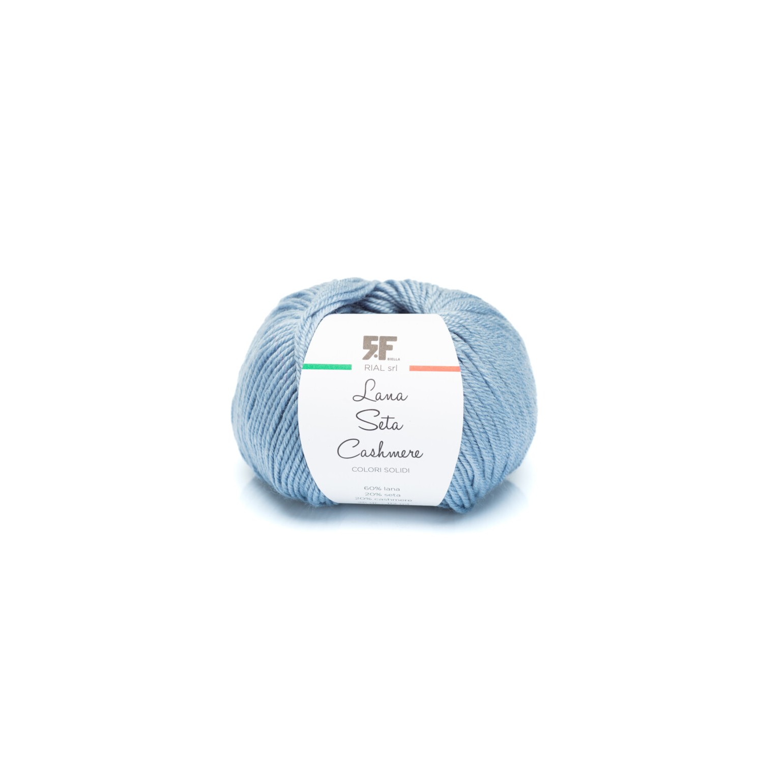 Gomitolo Lana Merino 60% Seta 20% e Cashmere 20% da 25 grammi filato pregiato Made in Italy