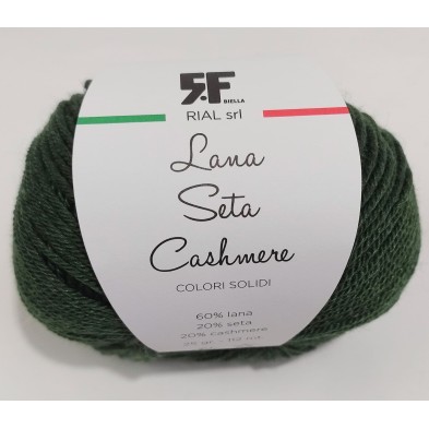 Gomitolo Lana Merino 60% Seta 20% e Cashmere 20% da 25 grammi filato pregiato Made in Italy
