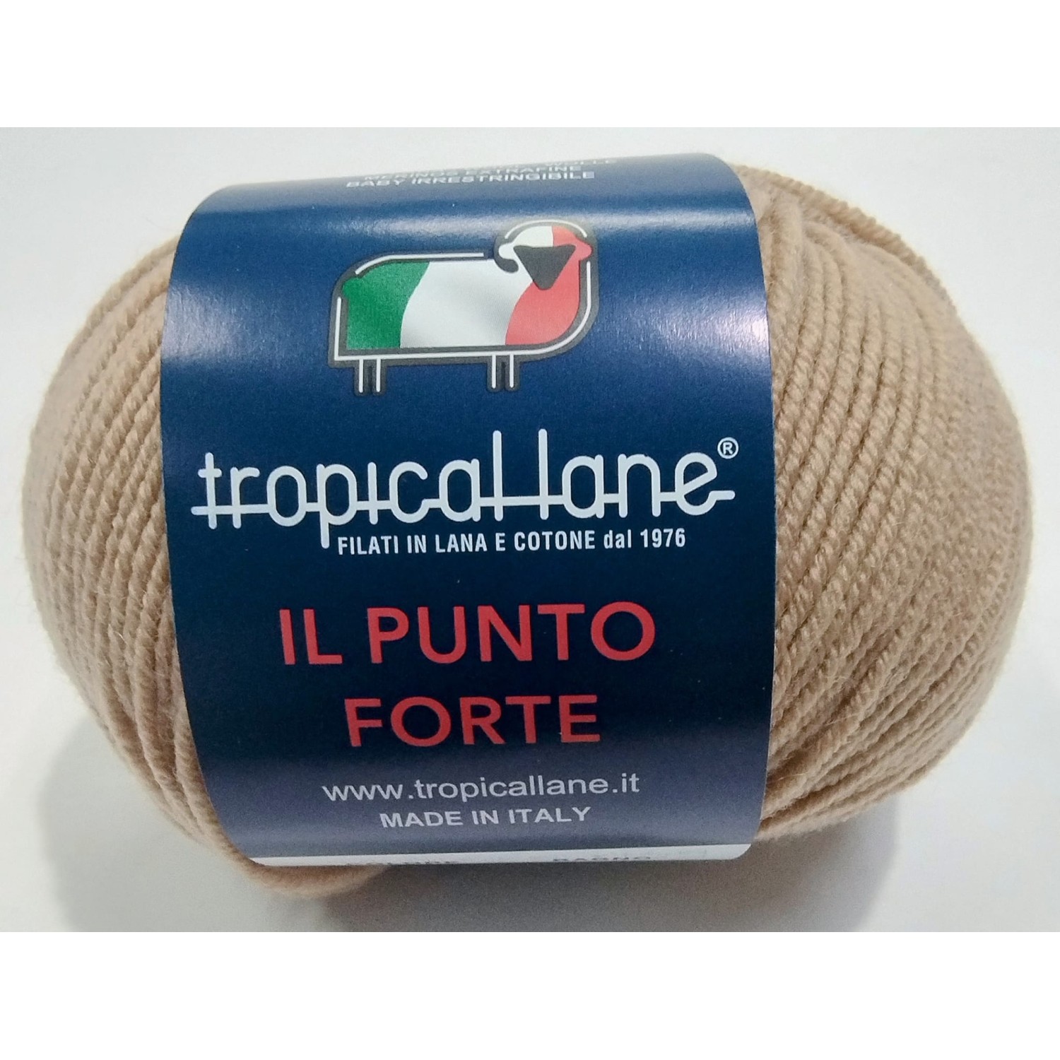 Gomitolo Punto Forte Tropical Lane +-135 mt. 50 gr. 100% Merinos Extrafine Baby Irrestringibile Made in Italy