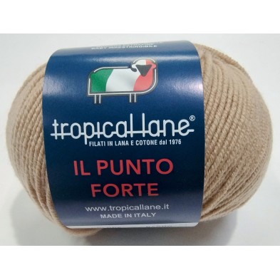 Gomitolo Punto Forte Tropical Lane +-135 mt. 50 gr. 100% Merinos Extrafine Baby Irrestringibile Made in Italy