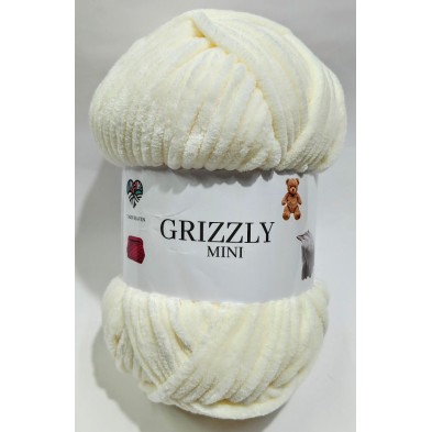 Gomitolo ciniglia "Grizzly Mini"  morbidissima 100 gr. 120 mt.  x borse, maglie, sciarpe, amigurumi
