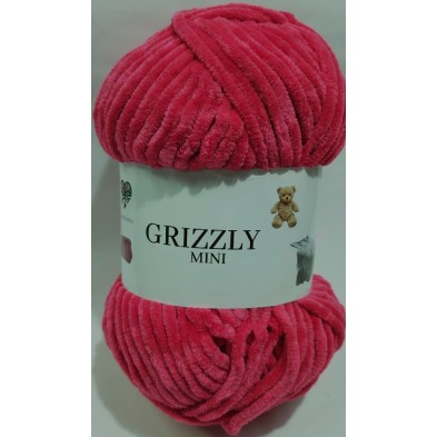 Gomitolo ciniglia "Grizzly Mini"  morbidissima 100 gr. 120 mt.  x borse, maglie, sciarpe, amigurumi