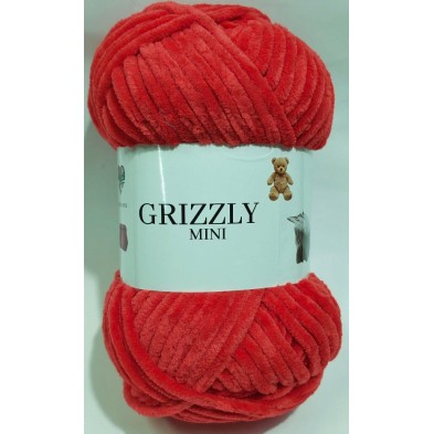Gomitolo ciniglia "Grizzly Mini"  morbidissima 100 gr. 120 mt.  x borse, maglie, sciarpe, amigurumi