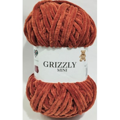 Gomitolo ciniglia "Grizzly Mini"  morbidissima 100 gr. 120 mt.  x borse, maglie, sciarpe, amigurumi