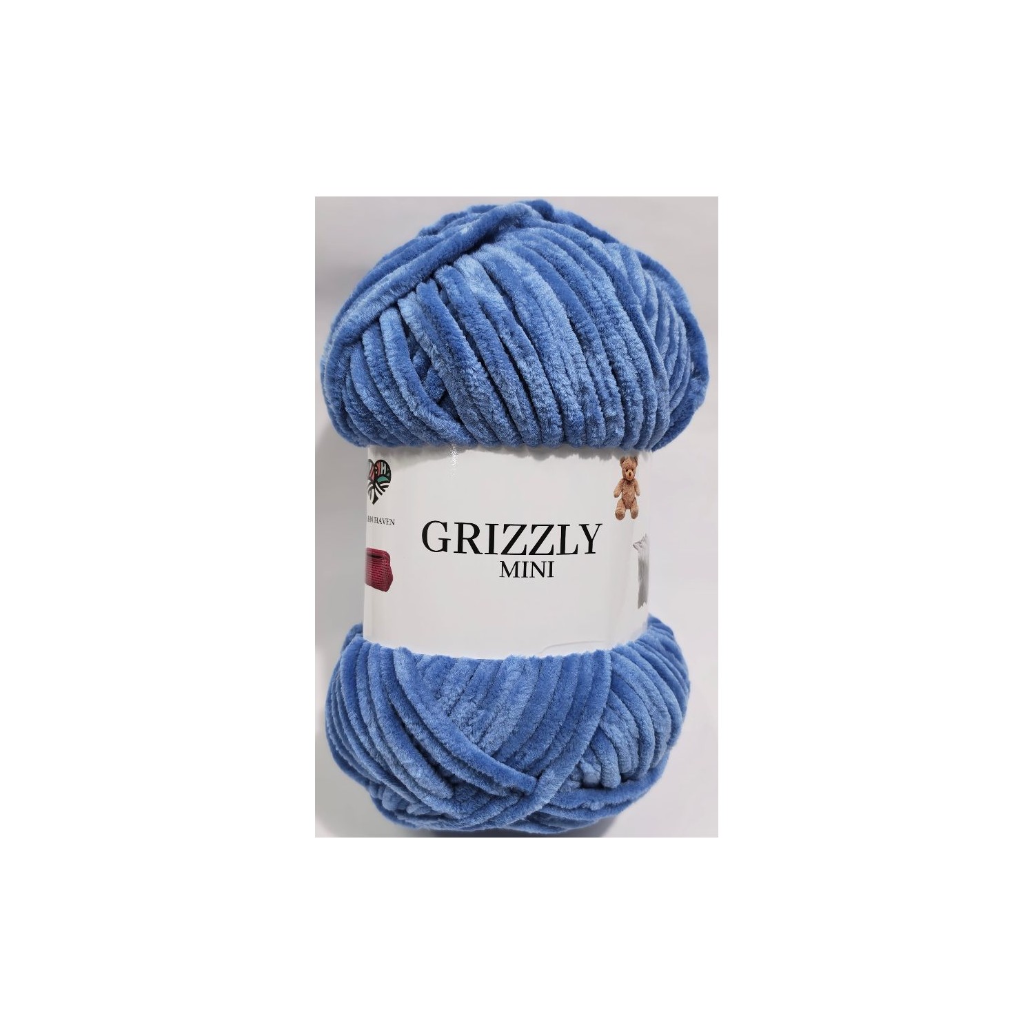 Gomitolo ciniglia "Grizzly Mini"  morbidissima 100 gr. 120 mt.  x borse, maglie, sciarpe, amigurumi