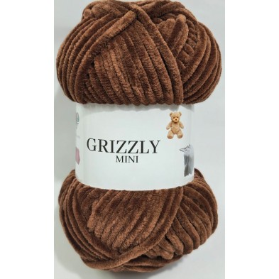 Gomitolo ciniglia "Grizzly Mini"  morbidissima 100 gr. 120 mt.  x borse, maglie, sciarpe, amigurumi
