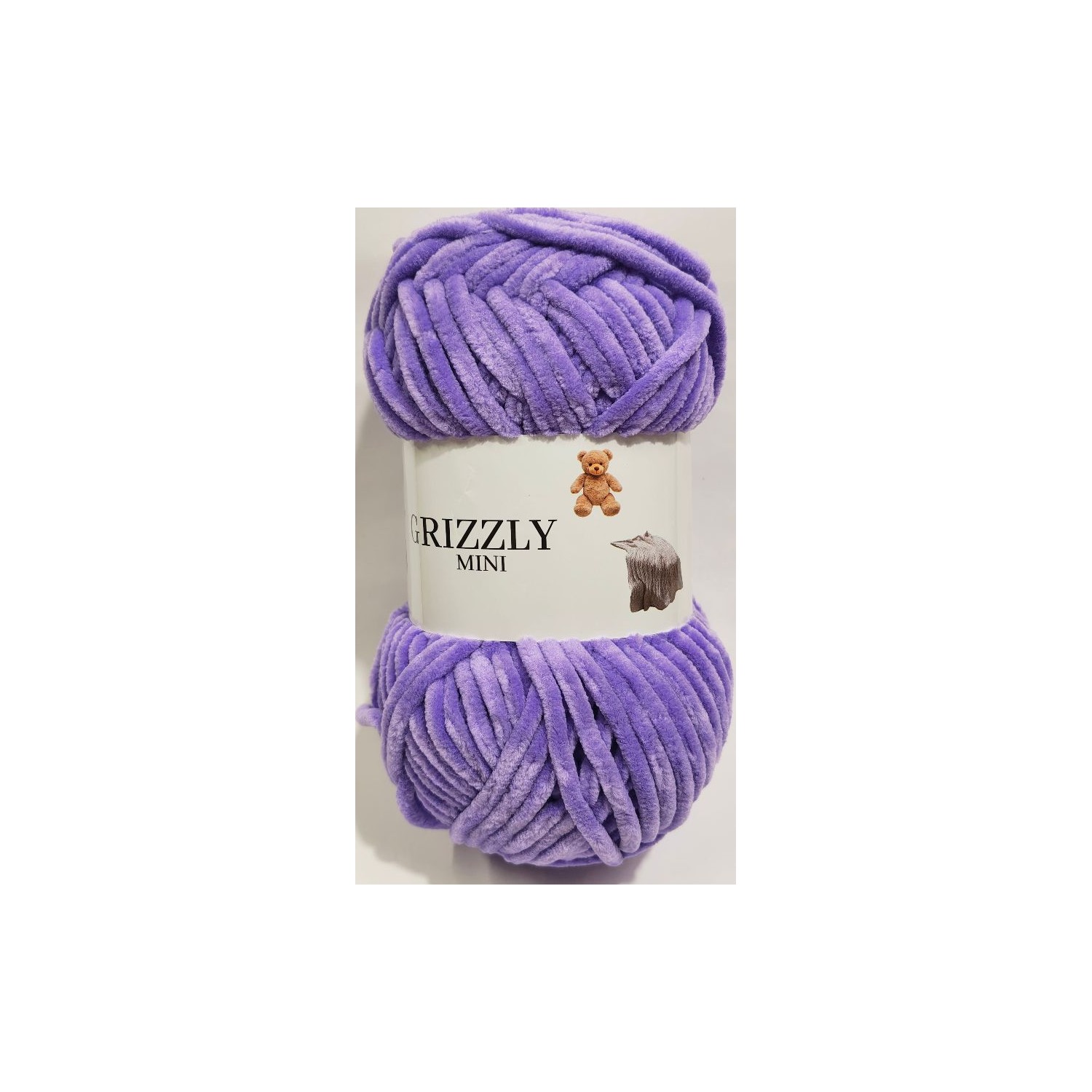 Gomitolo ciniglia "Grizzly Mini"  morbidissima 100 gr. 120 mt.  x borse, maglie, sciarpe, amigurumi
