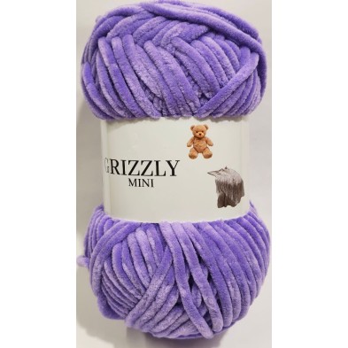 Gomitolo ciniglia "Grizzly Mini"  morbidissima 100 gr. 120 mt.  x borse, maglie, sciarpe, amigurumi