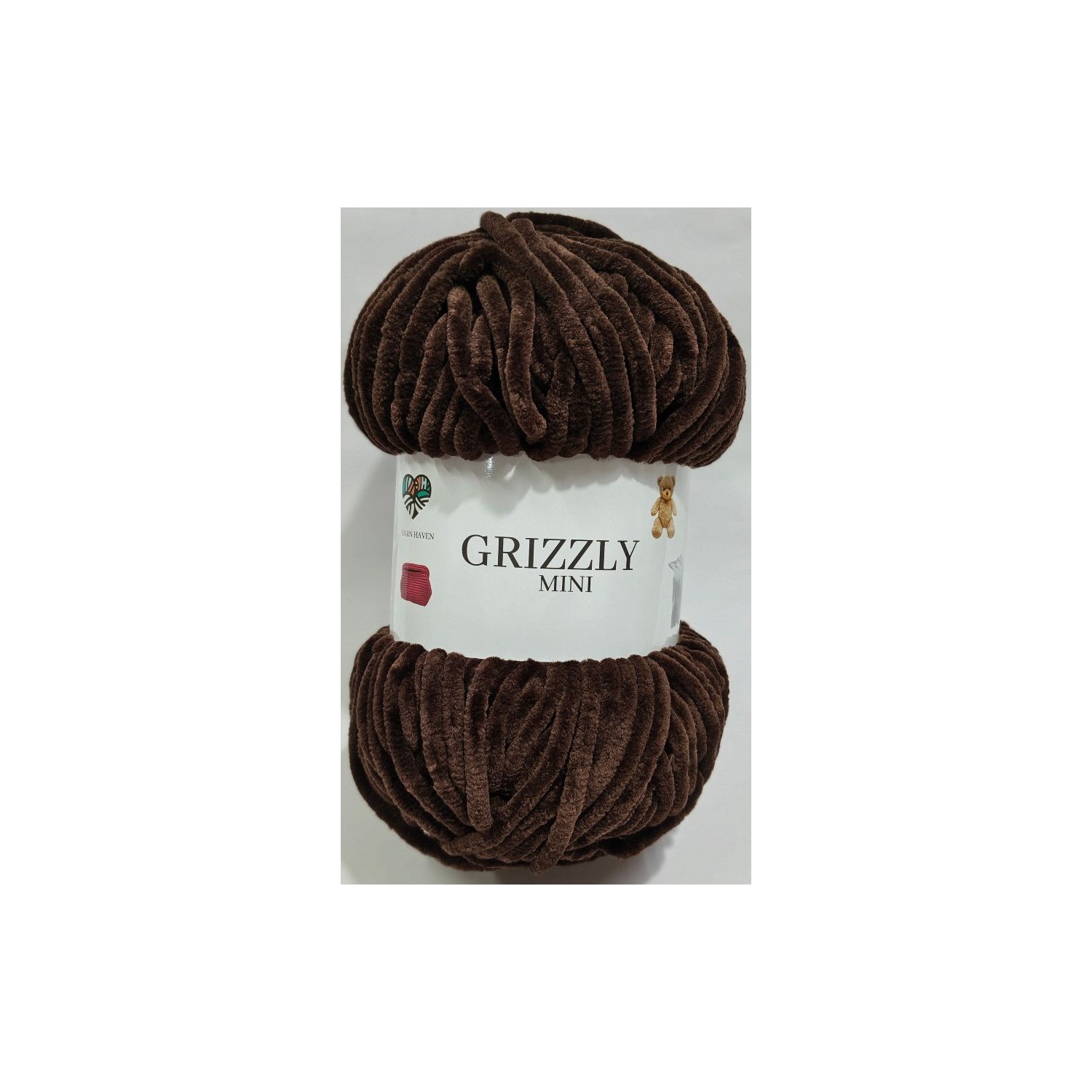 Gomitolo ciniglia "Grizzly Mini"  morbidissima 100 gr. 120 mt.  x borse, maglie, sciarpe, amigurumi