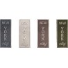 Toppa Patch termoadesiva o da cucire 475A "New York" dime. 2,2x5,5 cm.