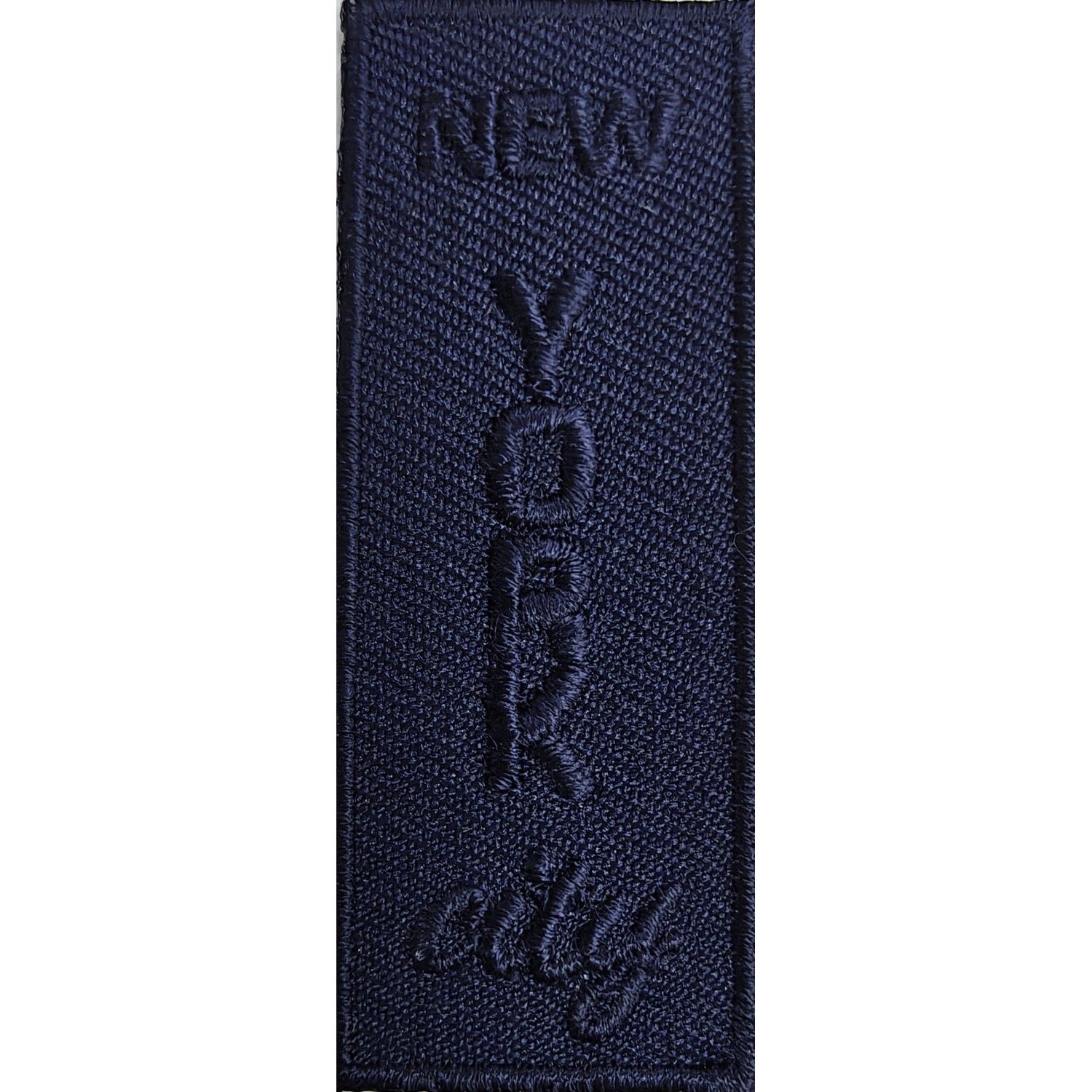 Toppa Patch termoadesiva o da cucire 475A "New York" dime. 2,2x5,5 cm.