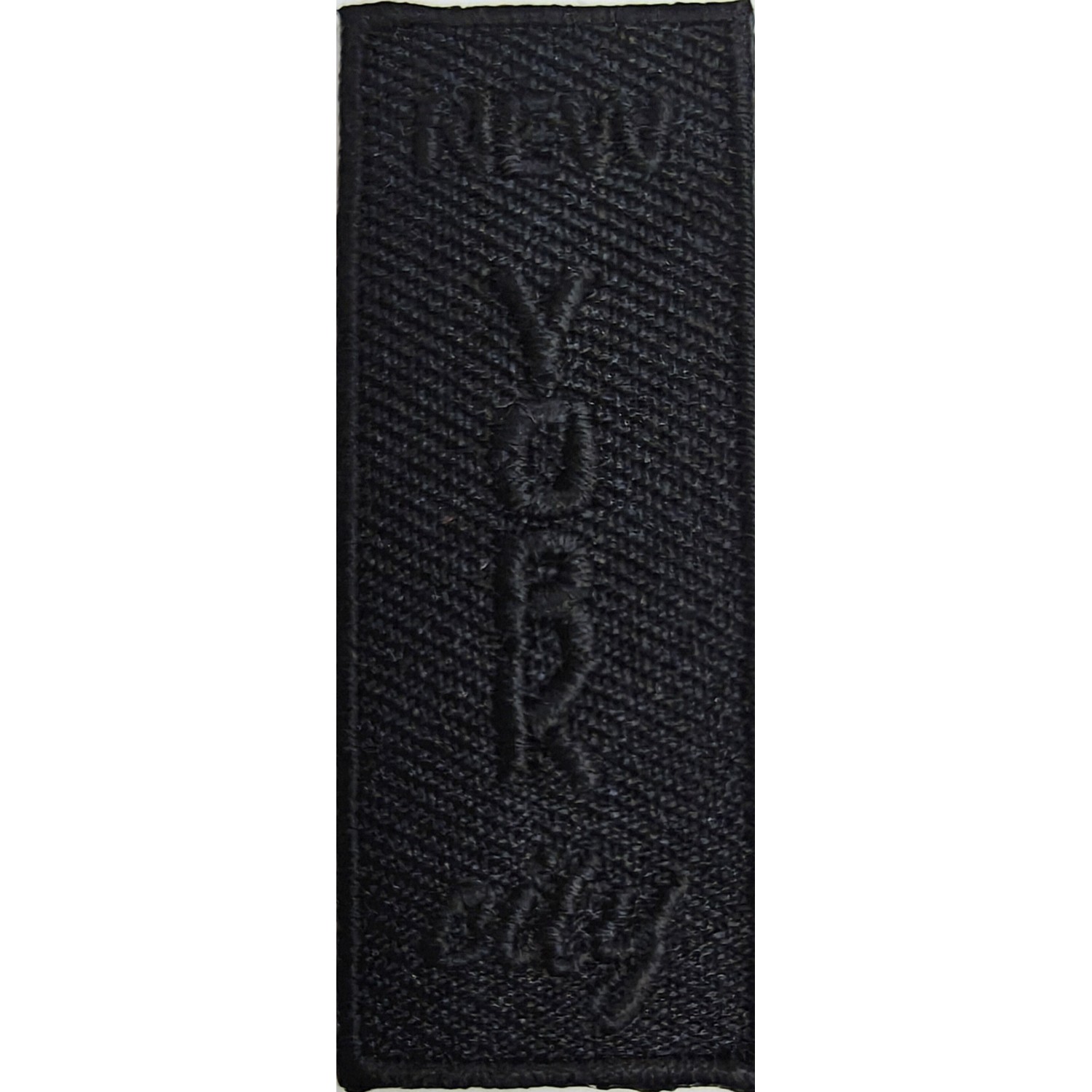 Toppa Patch termoadesiva o da cucire 475A "New York" dime. 2,2x5,5 cm.