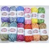 Gomitolo da 50 gr. "Furore" Fili e Fantasia 100% cotone gasato mercerizzato 125 mt. alta qualità (64 colori)