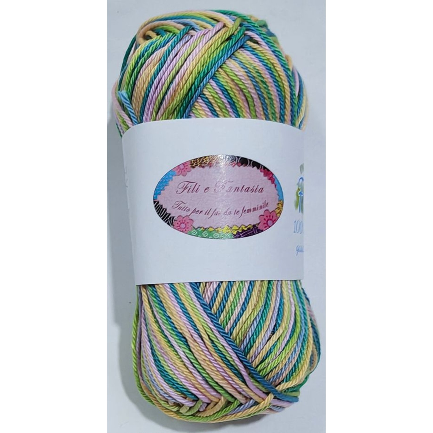 Gomitolo da 50 gr. "Furore" Fili e Fantasia 100% cotone gasato mercerizzato 125 mt. alta qualità (64 colori)