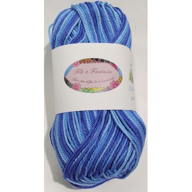 Gomitolo da 50 gr. "Furore" Fili e Fantasia 100% cotone gasato mercerizzato 125 mt. alta qualità (64 colori)