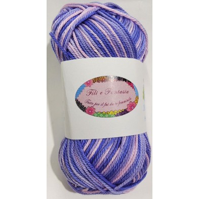 Gomitolo da 50 gr. "Furore" Fili e Fantasia 100% cotone gasato mercerizzato 125 mt. alta qualità (64 colori)