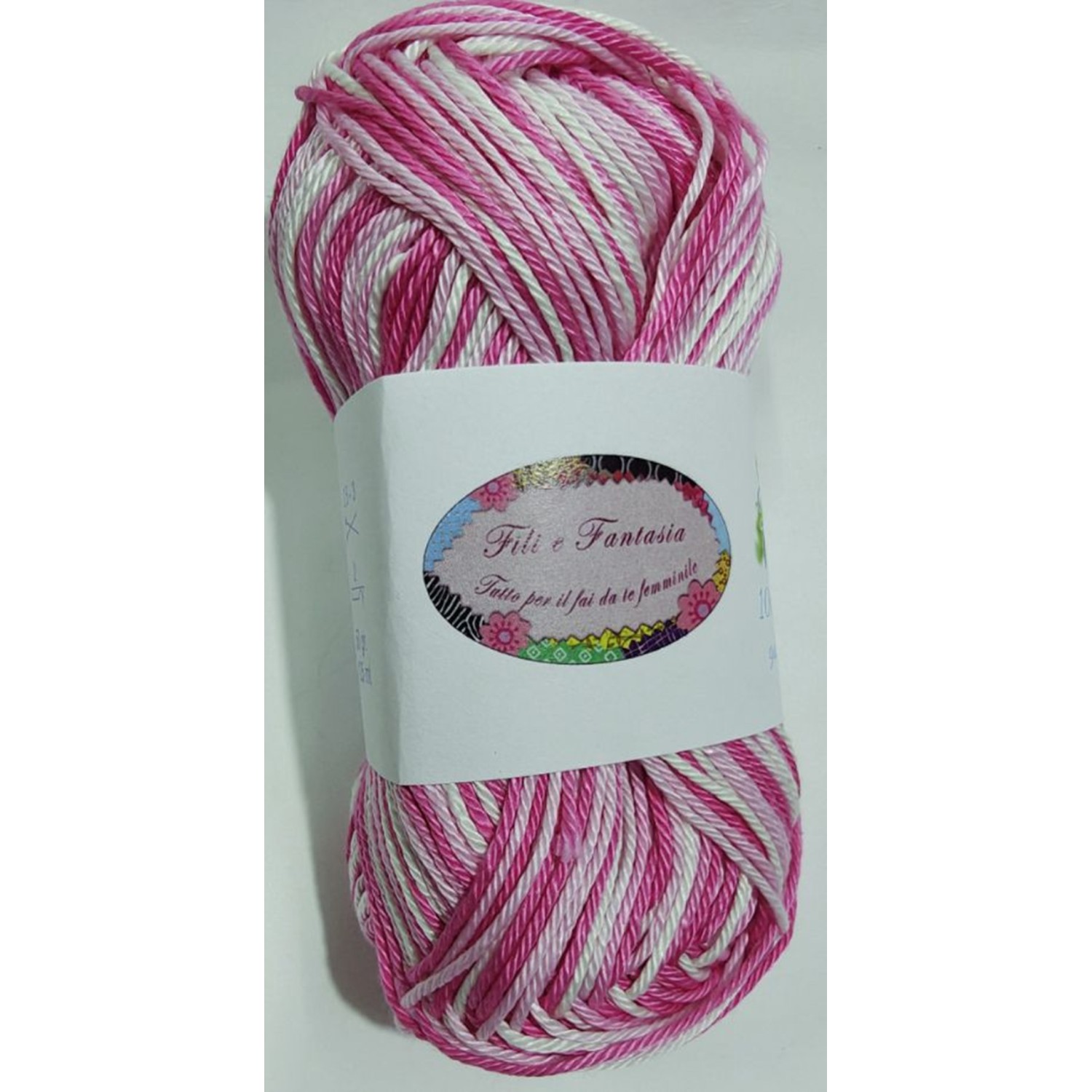 Gomitolo da 50 gr. "Furore" Fili e Fantasia 100% cotone gasato mercerizzato 125 mt. alta qualità (64 colori)