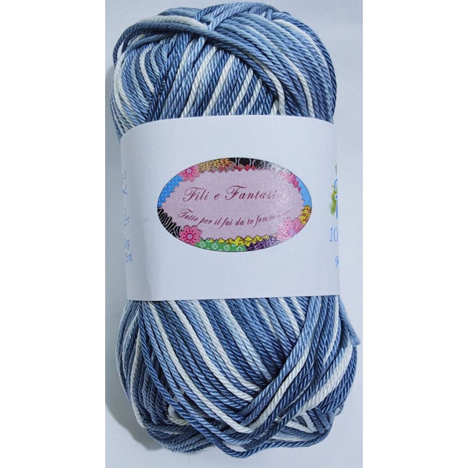 Gomitolo da 50 gr. "Furore" Fili e Fantasia 100% cotone gasato mercerizzato 125 mt. alta qualità (64 colori)