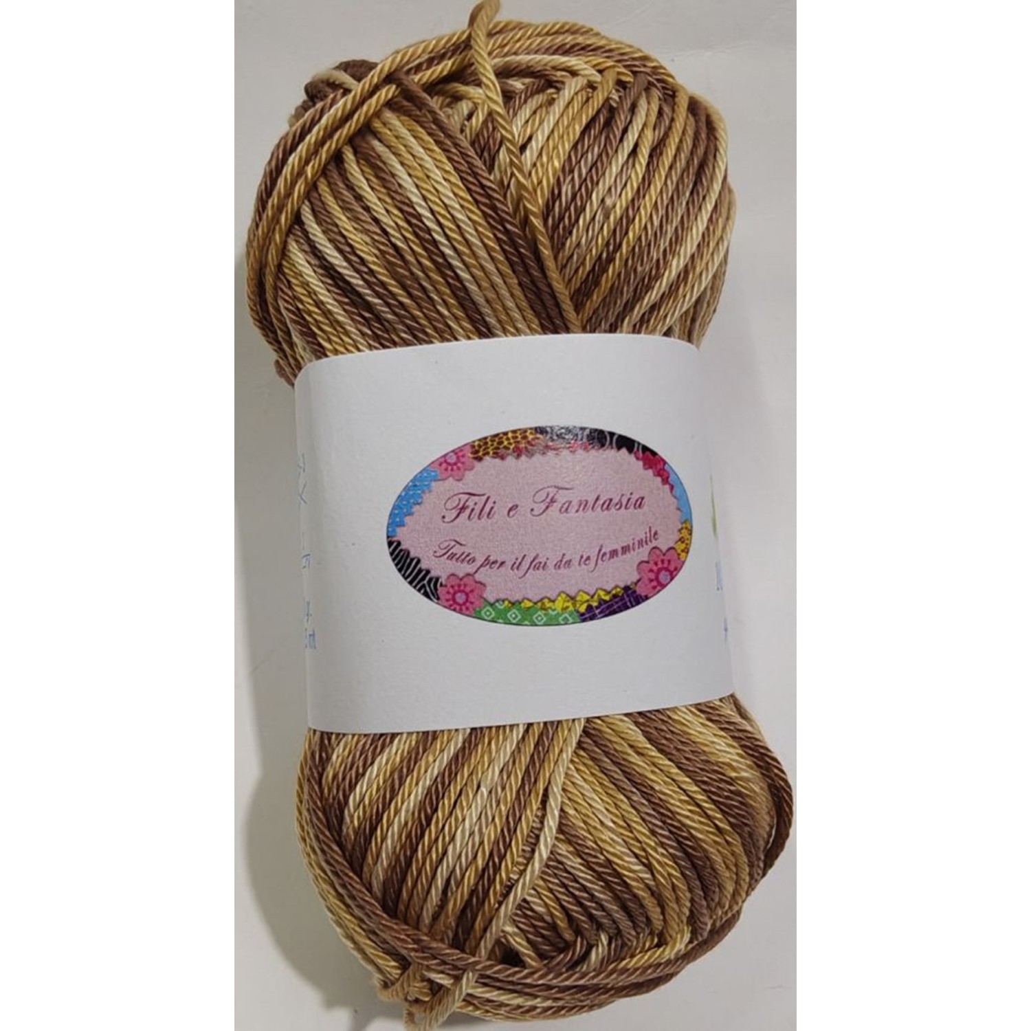 Gomitolo da 50 gr. "Furore" Fili e Fantasia 100% cotone gasato mercerizzato 125 mt. alta qualità (64 colori)