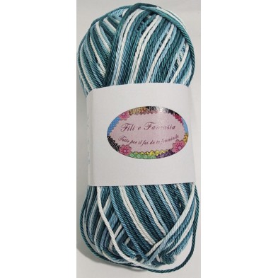 Gomitolo da 50 gr. "Furore" Fili e Fantasia 100% cotone gasato mercerizzato 125 mt. alta qualità (64 colori)