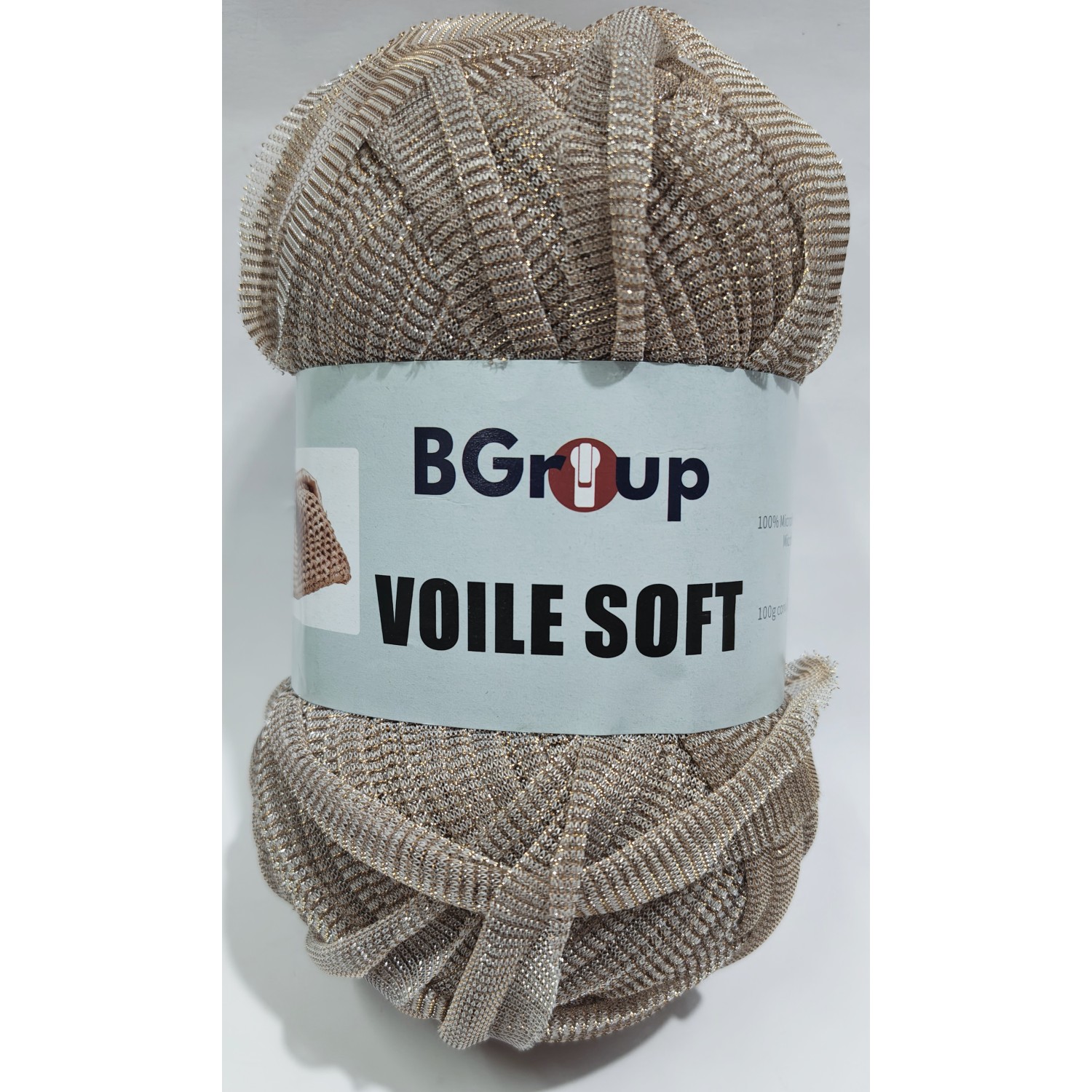 Fettuccia in organza glitter "Voile Soft'" +- 100 gr. 70 mt. per borse, cesti e varie