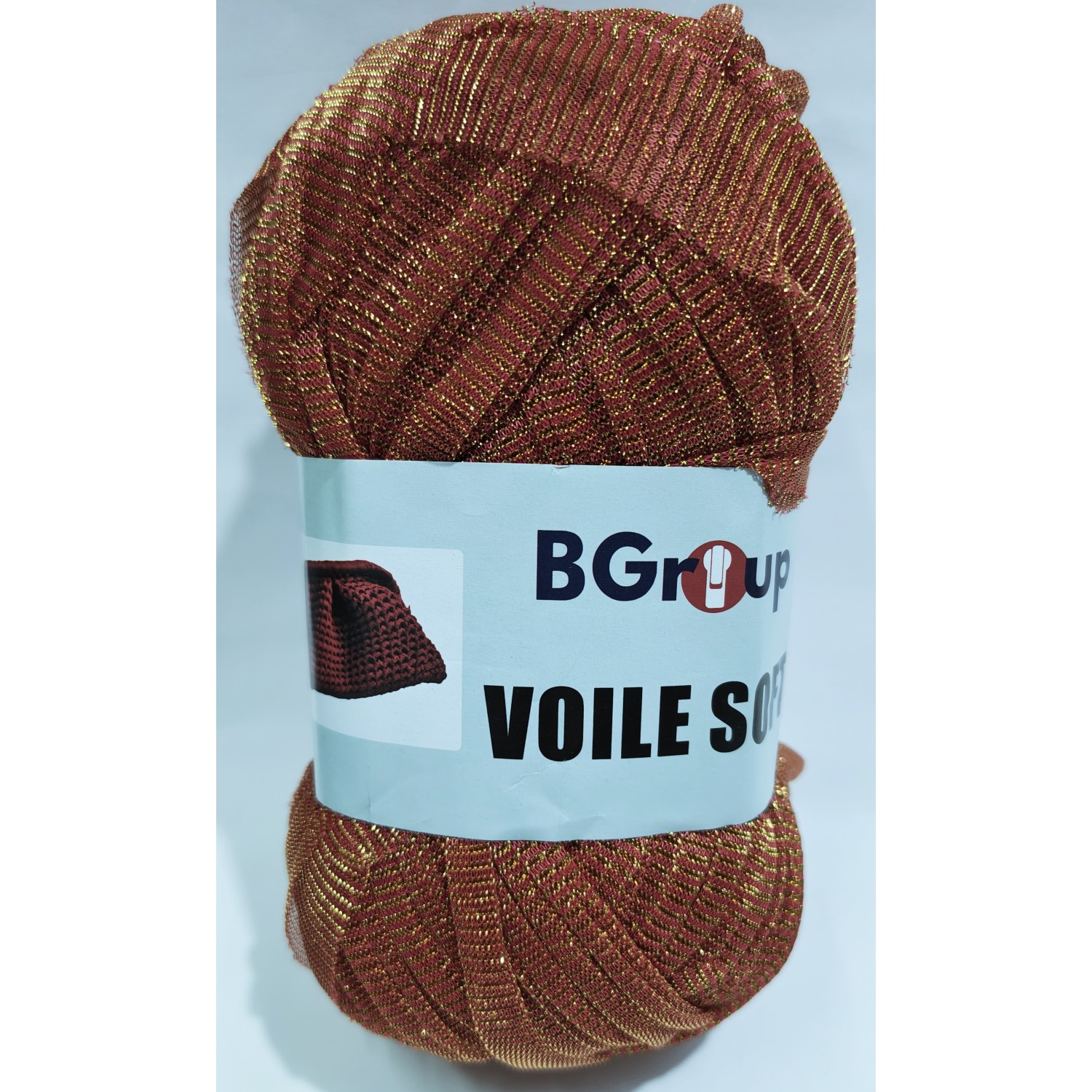 Fettuccia in organza glitter "Voile Soft'" +- 100 gr. 70 mt. per borse, cesti e varie