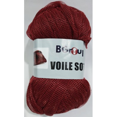 Fettuccia in organza glitter "Voile Soft'" +- 100 gr. 70 mt. per borse, cesti e varie