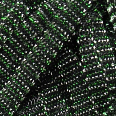 Fettuccia in organza glitter "Voile Soft'" +- 100 gr. 70 mt. per borse, cesti e varie