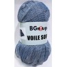 Fettuccia in organza glitter "Voile Soft'" +- 100 gr. 70 mt. per borse, cesti e varie