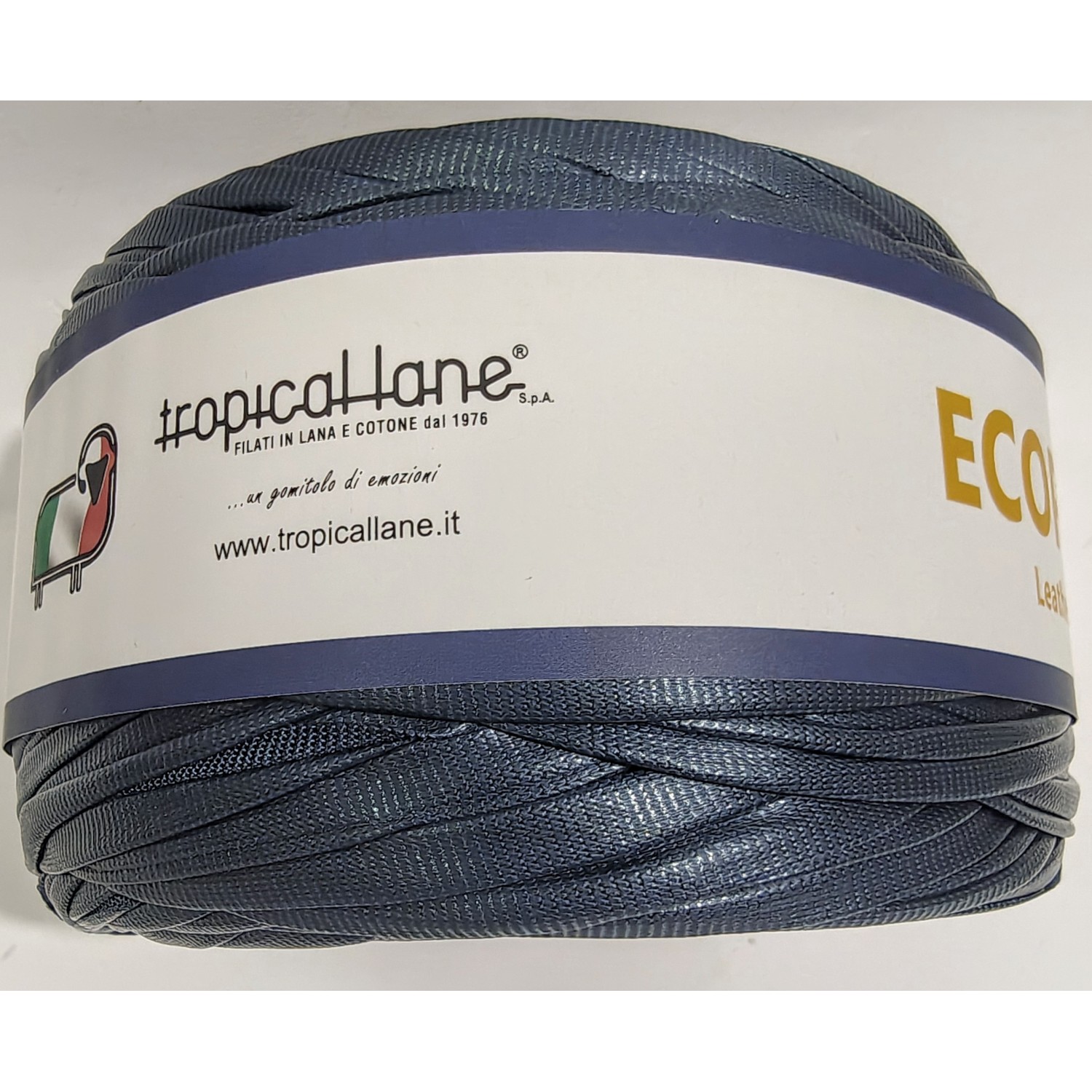 Fettuccia in ecopelle per borse alta qualità peso +- 200 gr. per circa 94 mt. Tropical Lane