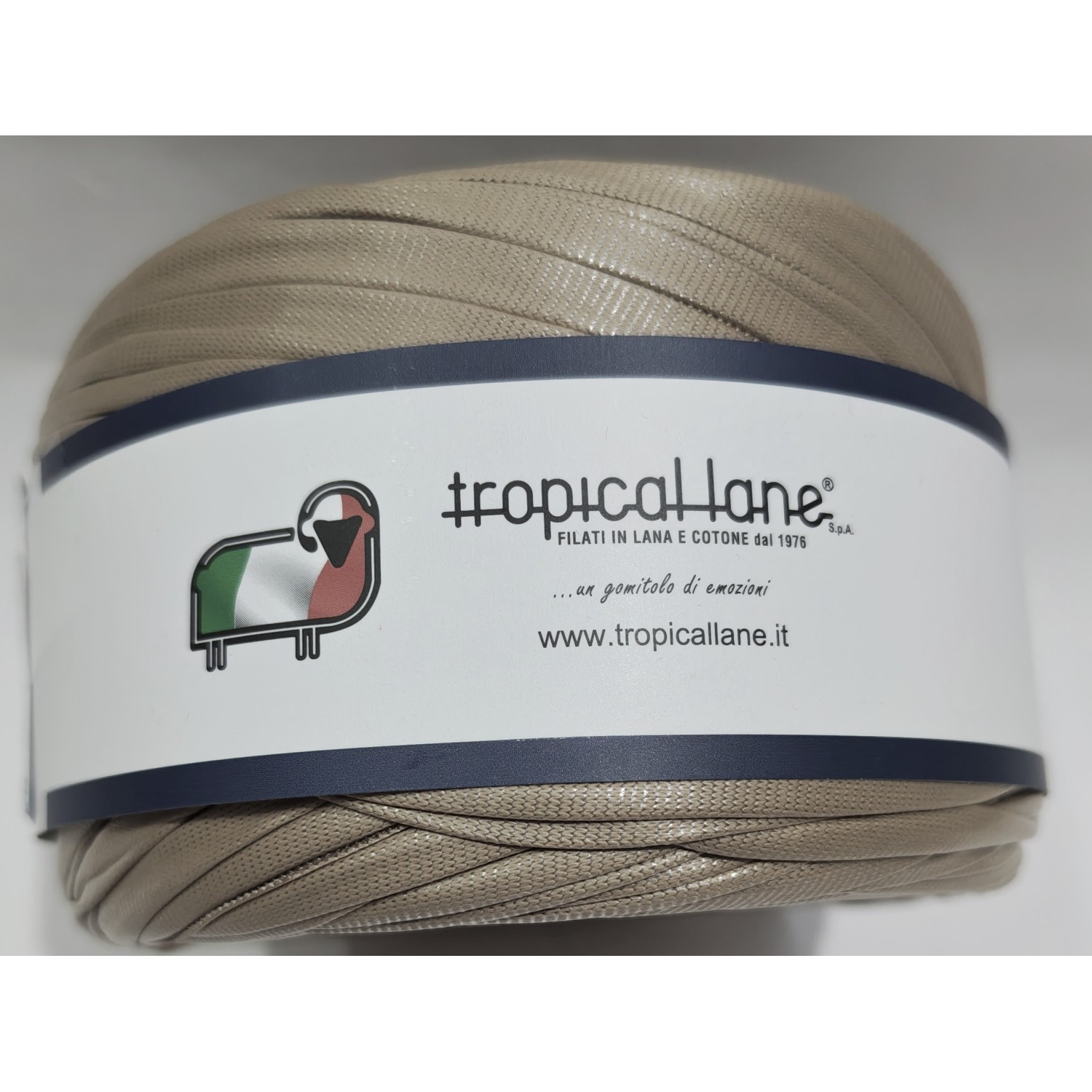 Fettuccia in ecopelle per borse alta qualità peso +- 200 gr. per circa 94 mt. Tropical Lane
