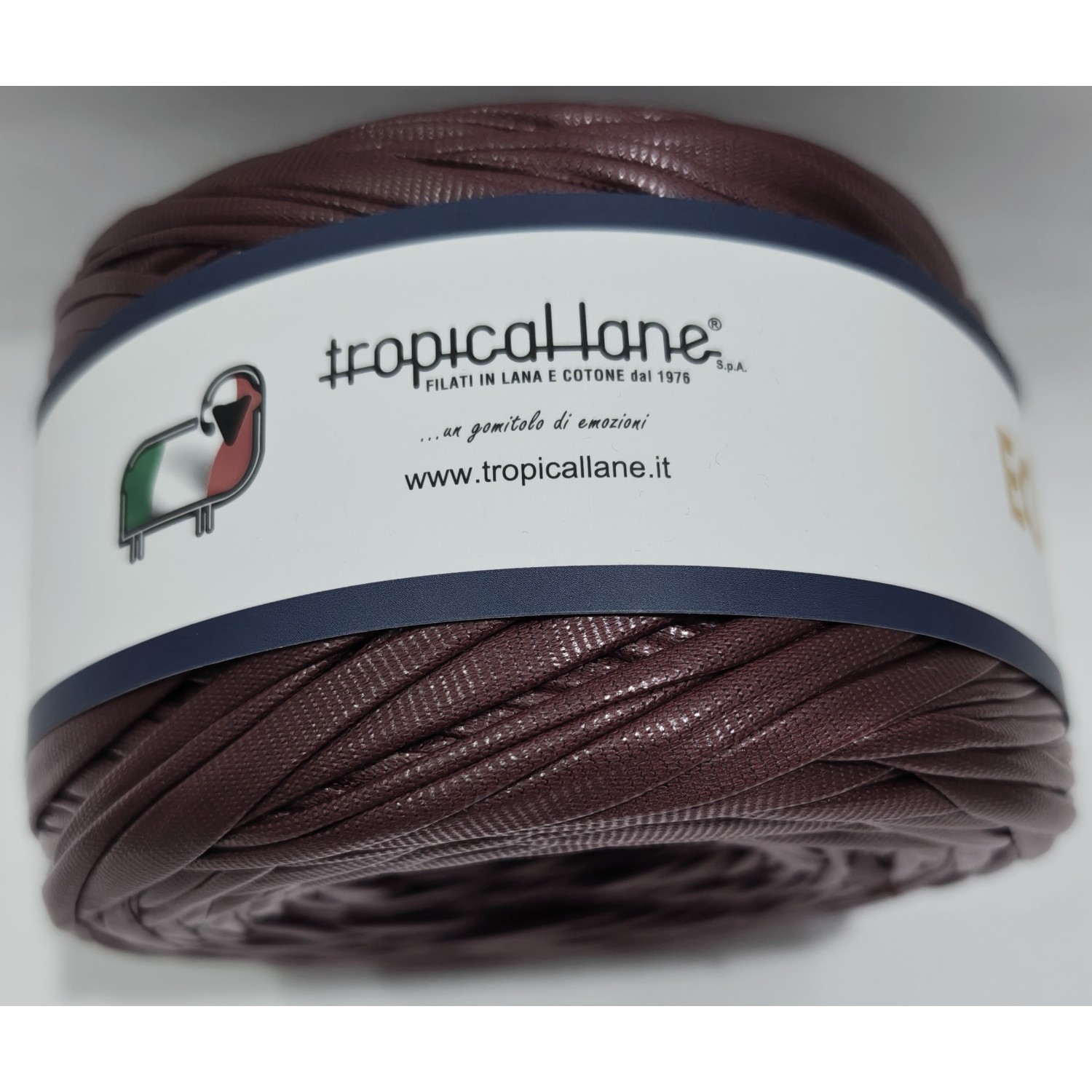 Fettuccia in ecopelle per borse alta qualità peso +- 200 gr. per circa 94 mt. Tropical Lane