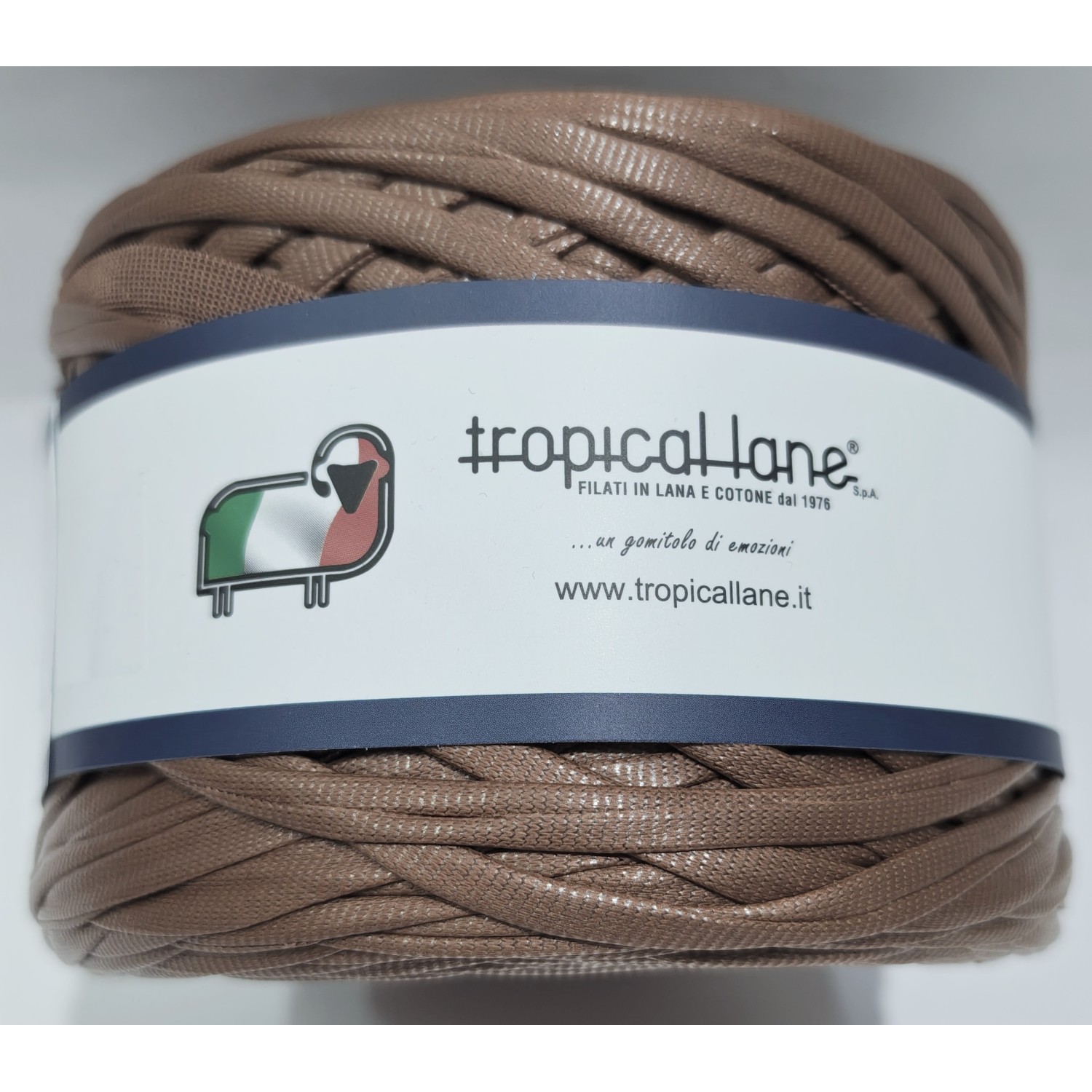 Fettuccia in ecopelle per borse alta qualità peso +- 200 gr. per circa 94 mt. Tropical Lane