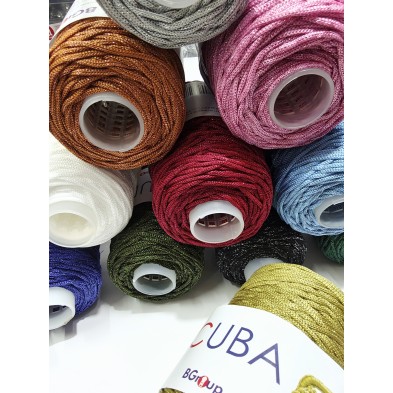 Cordino thai lurex "Cuba" per borse uncinetto rocca da 300 gr. +- 2%