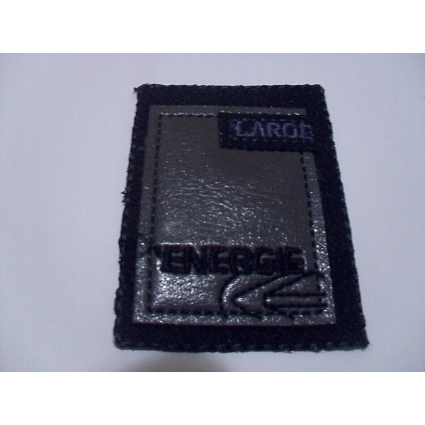 TOPPA PATCH RICAMO SU ECOPELLE "ENERGIE" TERMO O DA CUCIRE DIMENSIONI VARIE