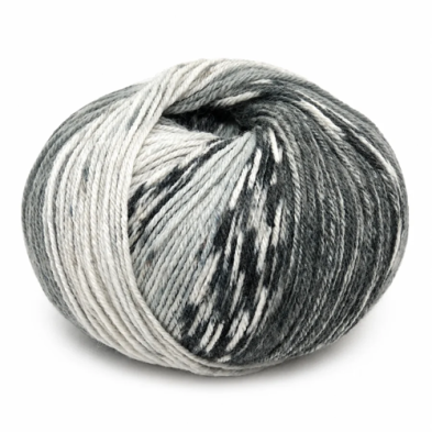 Merinos Jacquard 47% Lana Merinos - 53% PC Microfibra Filato in Gomitolo da 50 gr. +-130 mt.