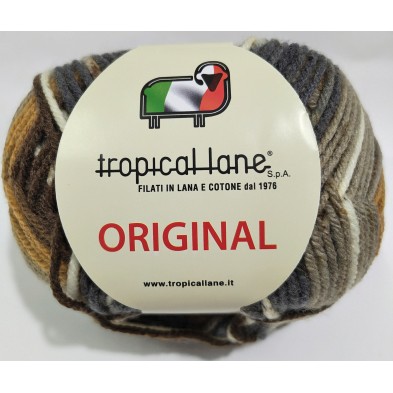 Gomitolo "Original" della Tropical Lane da 100 gr (Lunghezza: 190 m. ca.) 47% Lana Merinos - 53% Acrilico