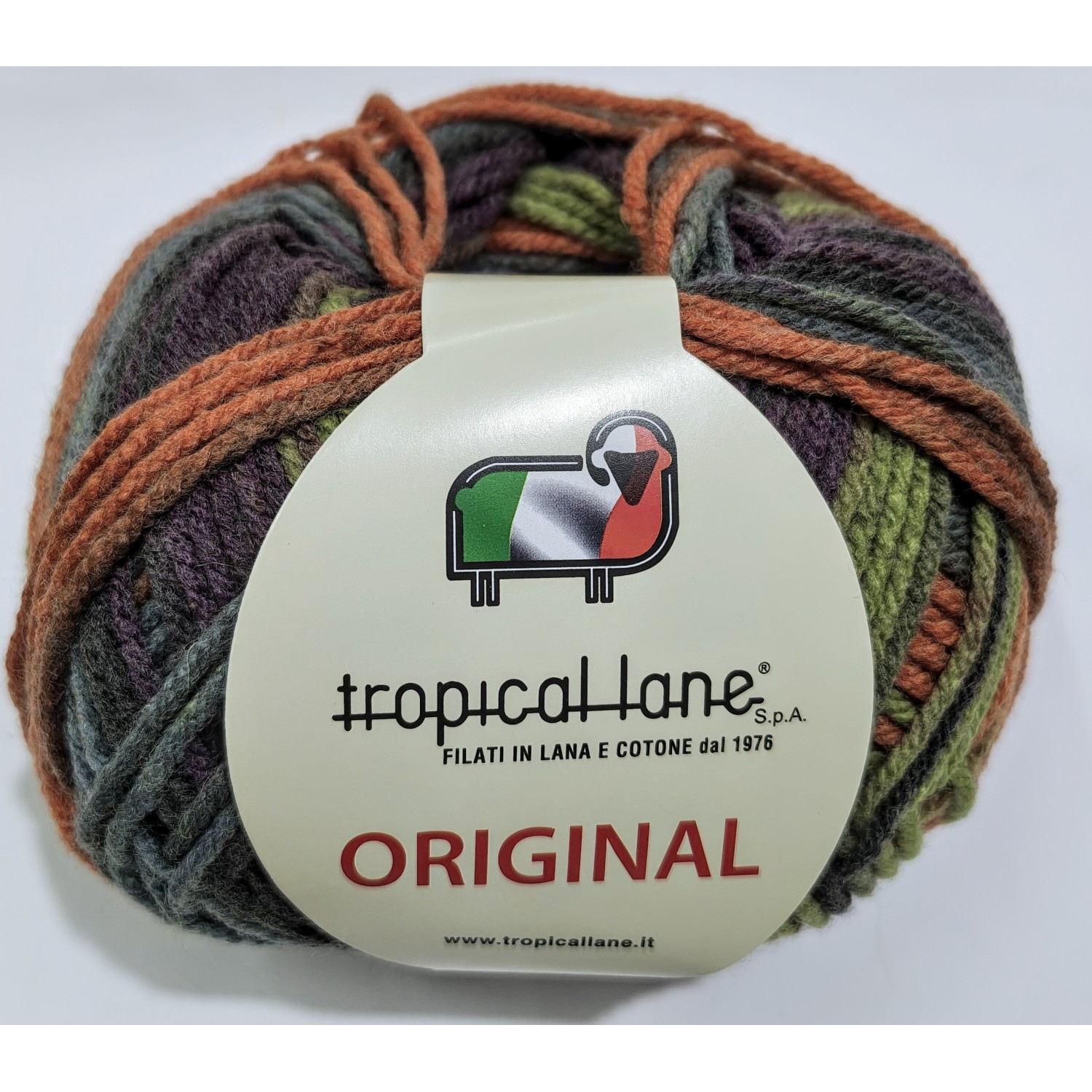 Gomitolo "Original" della Tropical Lane da 100 gr (Lunghezza: 190 m. ca.) 47% Lana Merinos - 53% Acrilico