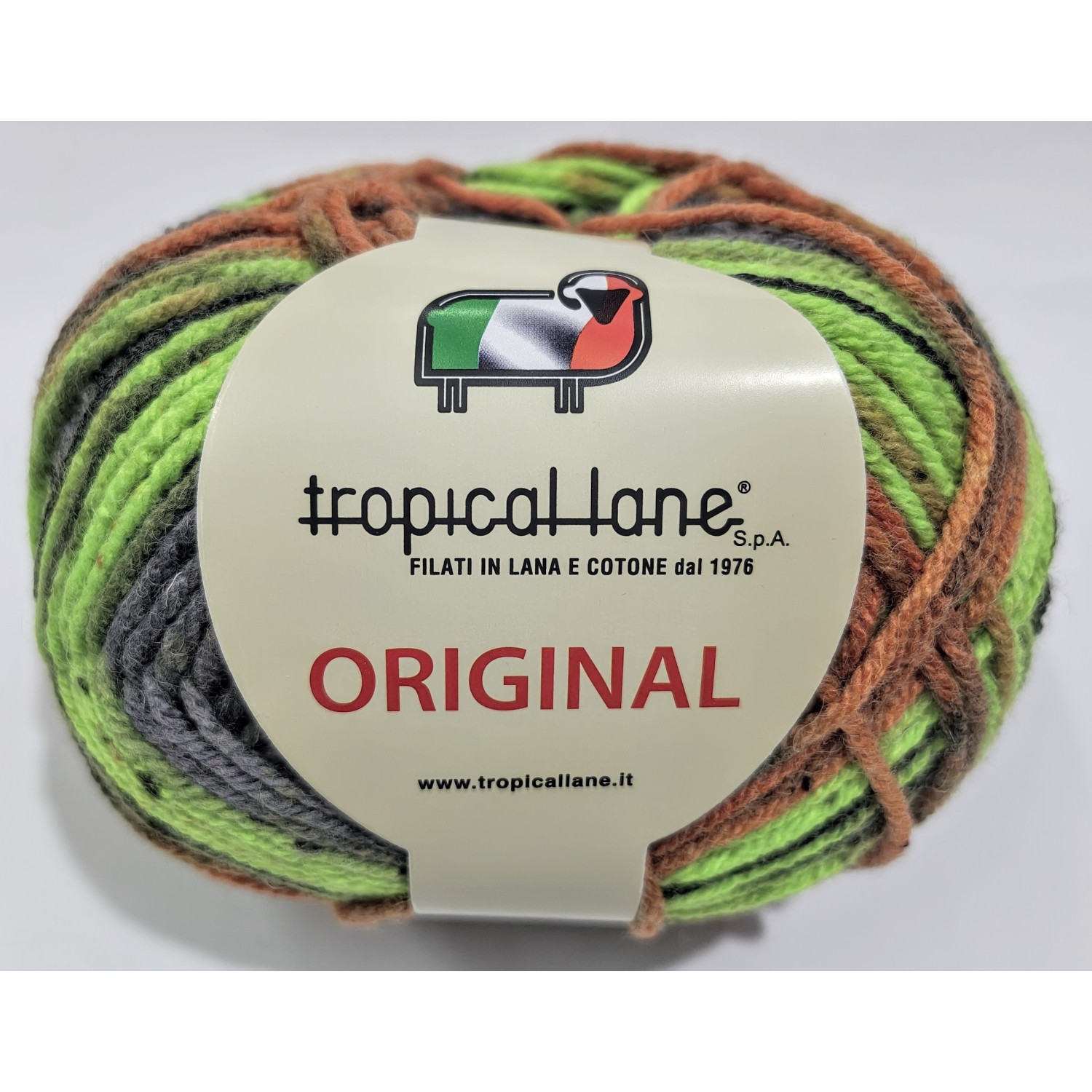 Gomitolo "Original" della Tropical Lane da 100 gr (Lunghezza: 190 m. ca.) 47% Lana Merinos - 53% Acrilico