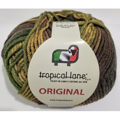 Gomitolo "Original" della Tropical Lane da 100 gr (Lunghezza: 190 m. ca.) 47% Lana Merinos - 53% Acrilico