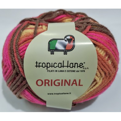 Gomitolo "Original" della Tropical Lane da 100 gr (Lunghezza: 190 m. ca.) 47% Lana Merinos - 53% Acrilico