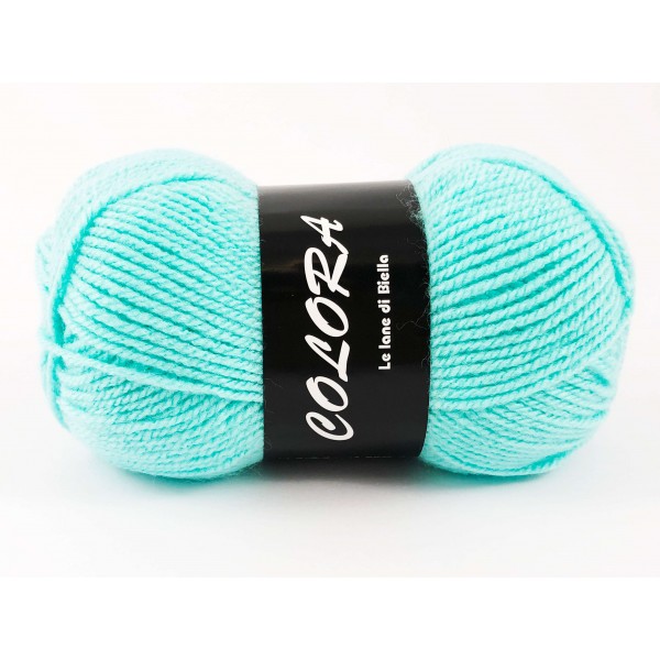 1 GOMITOLO LANA COLORA DELLA TRE SFERE 140 mt. 50 gr. CERT. OEKO-TEX® TIPO BRAVO