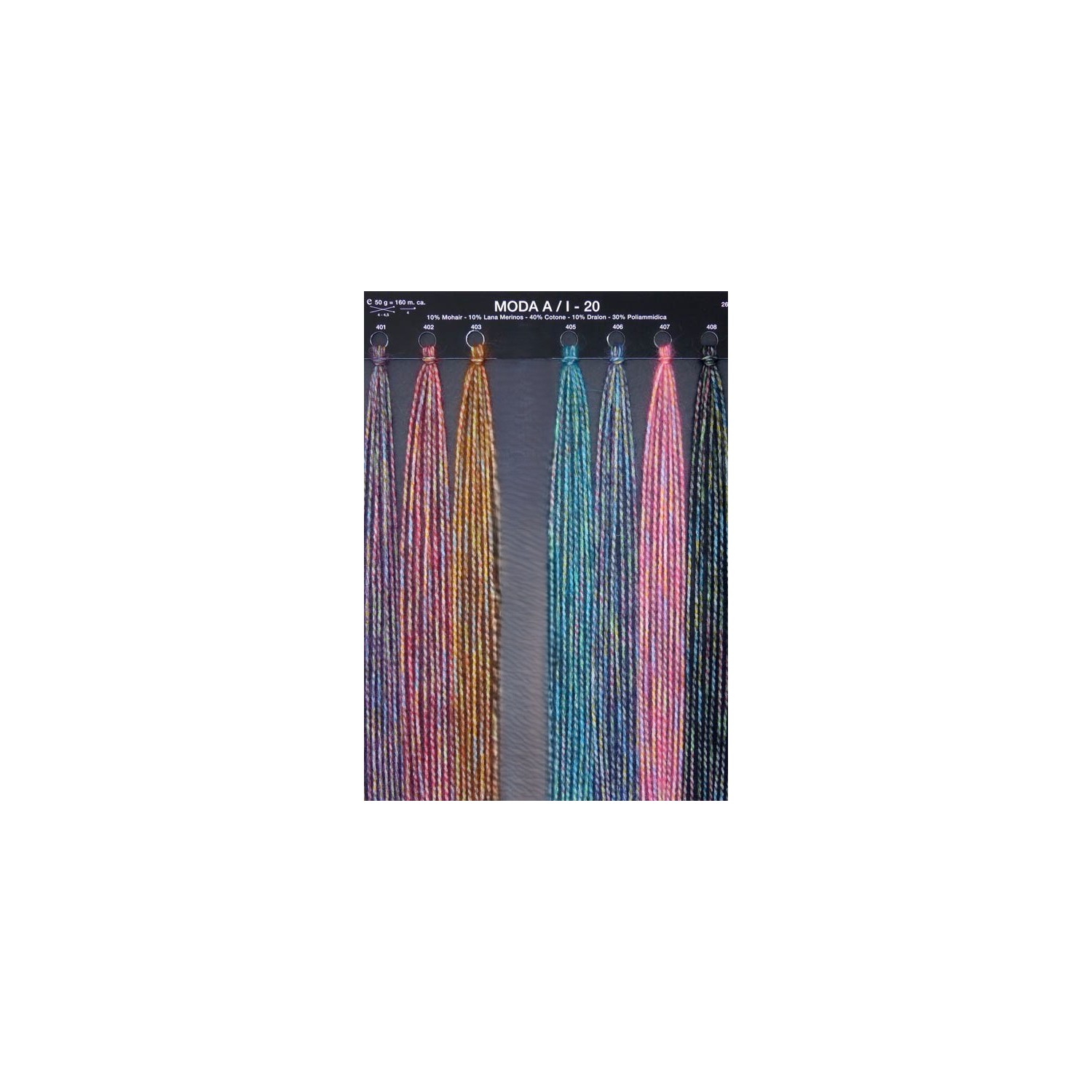 Gomitolo "VELATO" della Tropical Lane 50 gr (160 m.) 10% Alpaca 10% Lana Merinos 40% Cotone 30% Pl 10% Acr.
