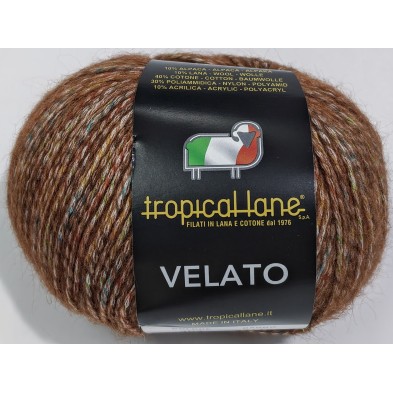 Gomitolo "VELATO" della Tropical Lane 50 gr (160 m.) 10% Alpaca 10% Lana Merinos 40% Cotone 30% Pl 10% Acr.
